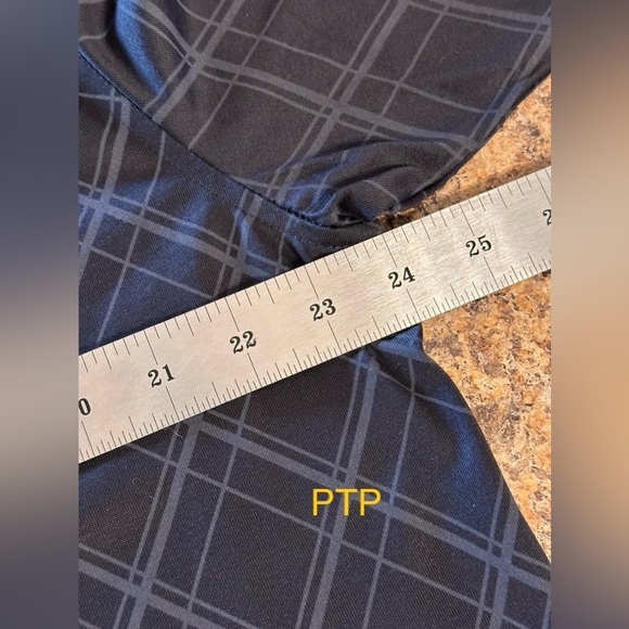 NWT Jos. A. Bank Men’s Leadbetter Golf Performance Polo Shirt Black Plaid XL - Picture 10 of 14